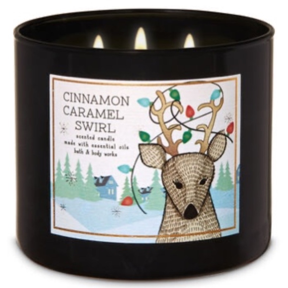 Bath & Body Works Other - Bath & Body-Cinnamon Caramel Swirl 3 Wick Candle